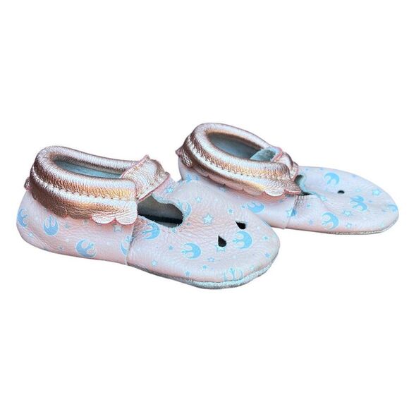 Freshly Picked Star Wars Pink Rose Gold Light Side Mary Jane Size 7 - Picture 2 of 7